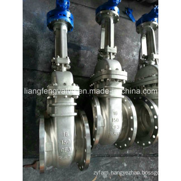 Rising Stem API Flange End Gate Valve with CF3 RF